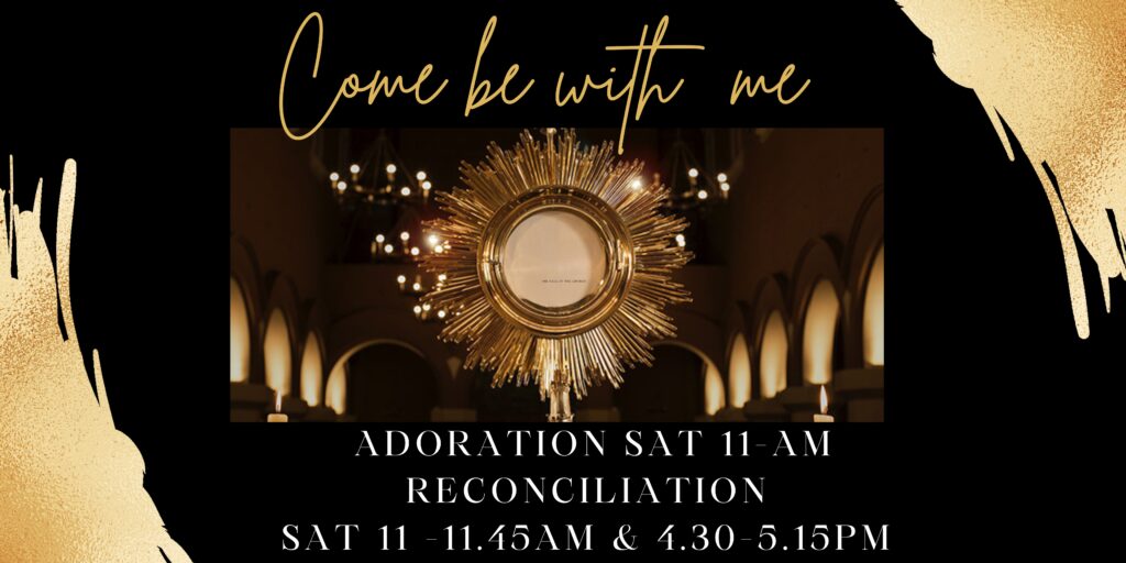 Adoration an confessions times